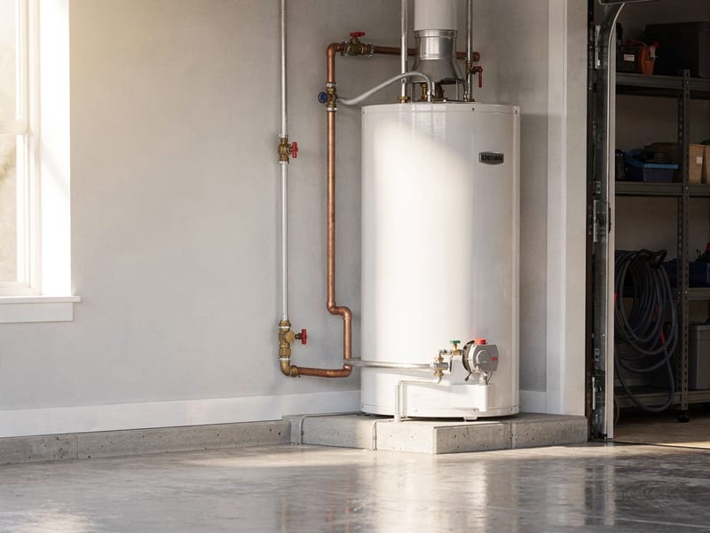 Water heater repairs and replacements for homes losing hot water.